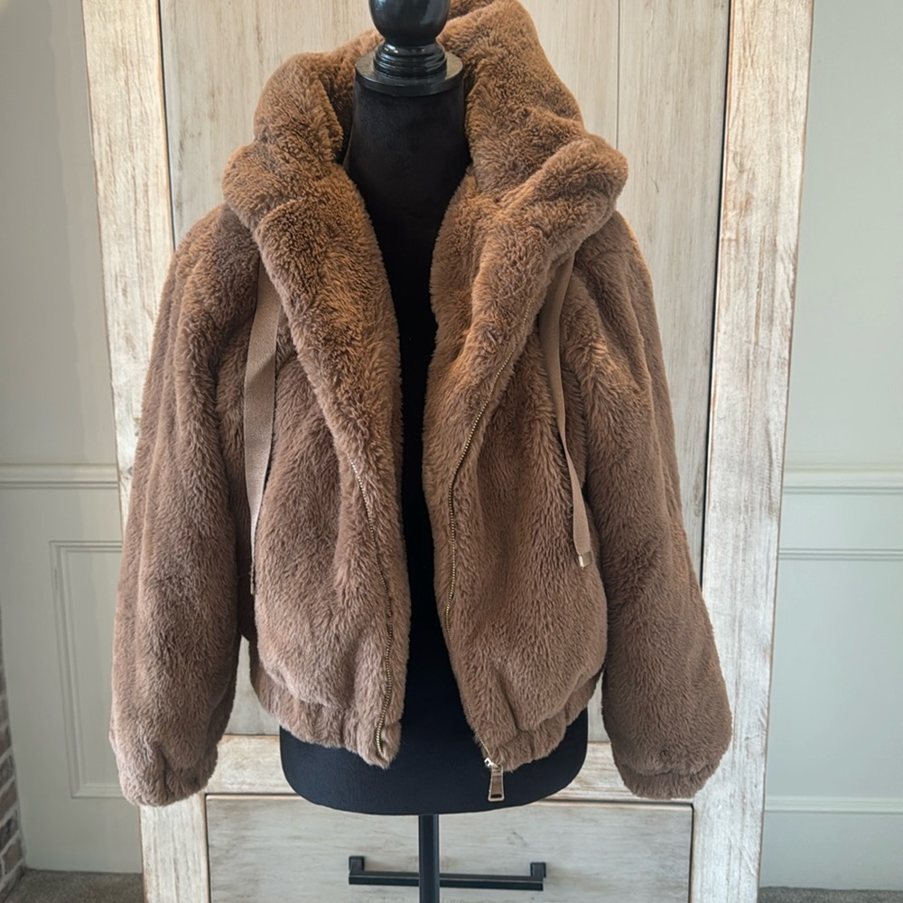 Philosophy fur jacket